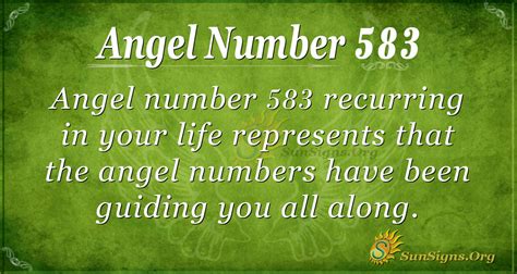 583 angel number|583 Angel Number – Meaning and Symbolism